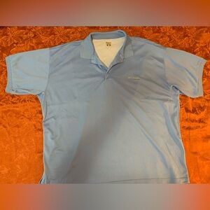 Pale Blue Columbia Sportswear Company PFG Polo Shirt (Size 3X)